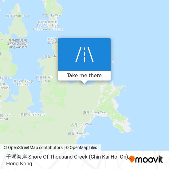 千溪海岸 Shore Of Thousand Creek (Chin Kai Hoi On) map