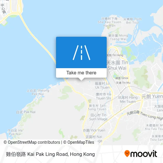 雞伯嶺路 Kai Pak Ling Road map
