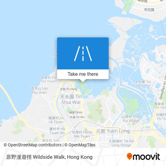 原野漫遊徑 Wildside Walk map