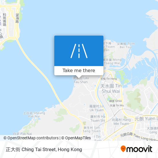 正大街 Ching Tai Street地圖