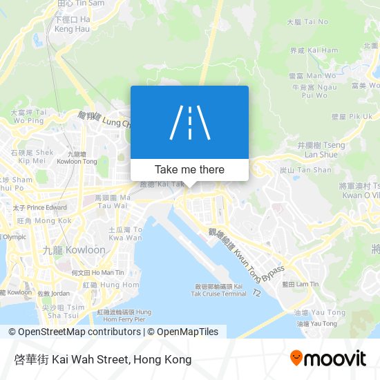 啓華街 Kai Wah Street map