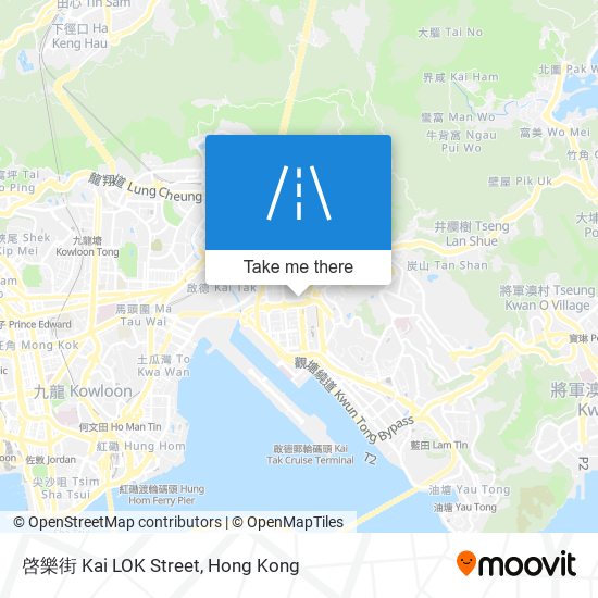 啓樂街 Kai LOK Street map