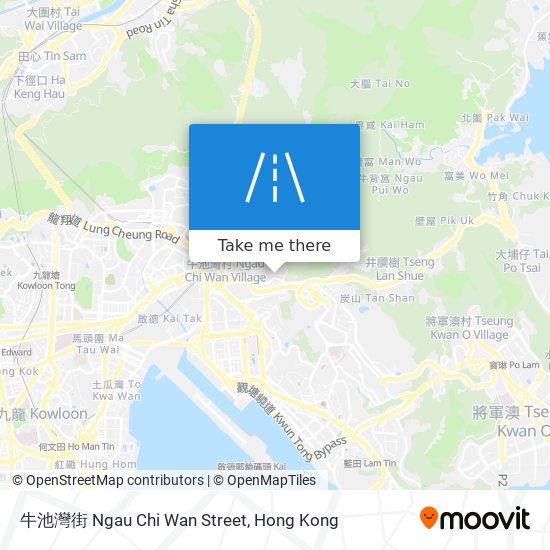 牛池灣街 Ngau Chi Wan Street map