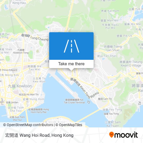 宏開道 Wang Hoi Road map