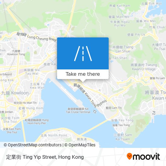定業街 Ting Yip Street map