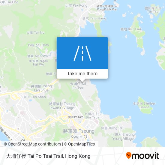 大埔仔徑 Tai Po Tsai Trail map