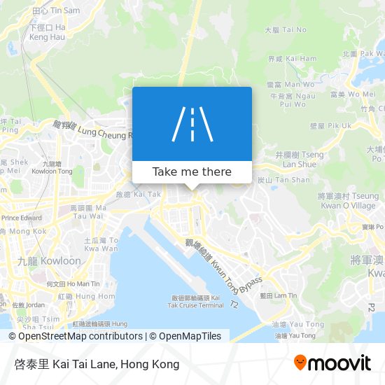 啓泰里 Kai Tai Lane map