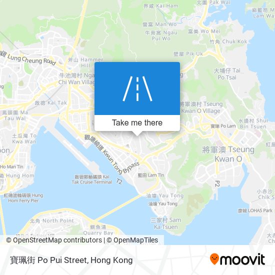 寶珮街 Po Pui Street map