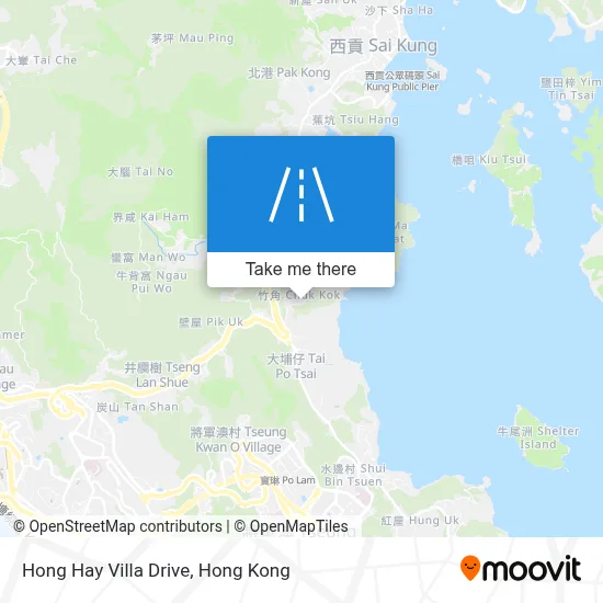 Hong Hay Villa Drive map