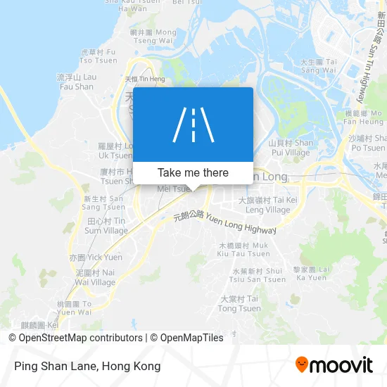 屏山里 Ping Shan Lane地圖