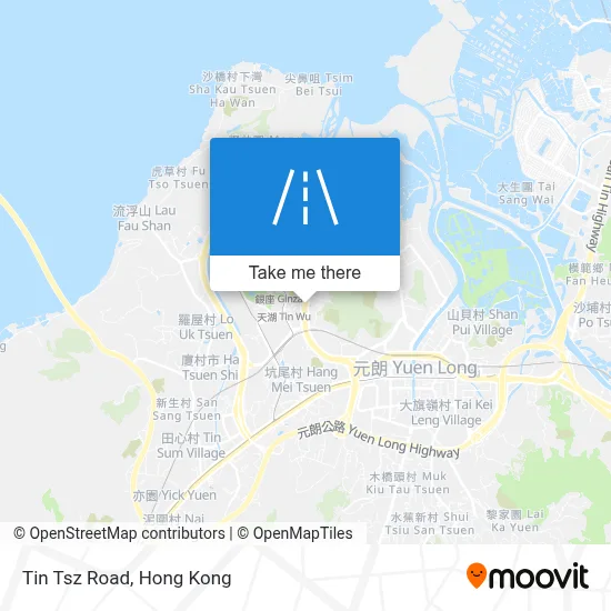天慈路 Tin Tsz Road地圖
