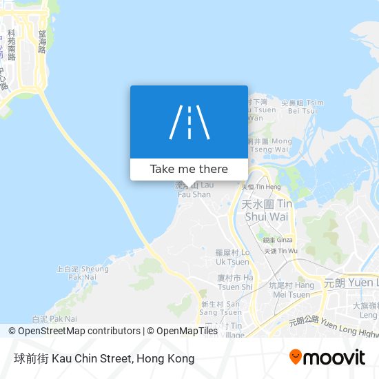 球前街 Kau Chin Street map