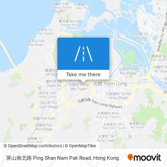 屏山南北路 Ping Shan Nam Pak Road地圖