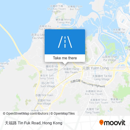 天福路 Tin Fuk Road map