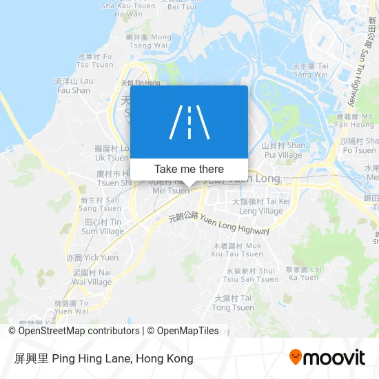 屏興里 Ping Hing Lane map