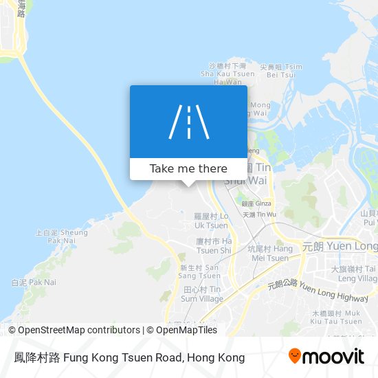 鳳降村路 Fung Kong Tsuen Road map