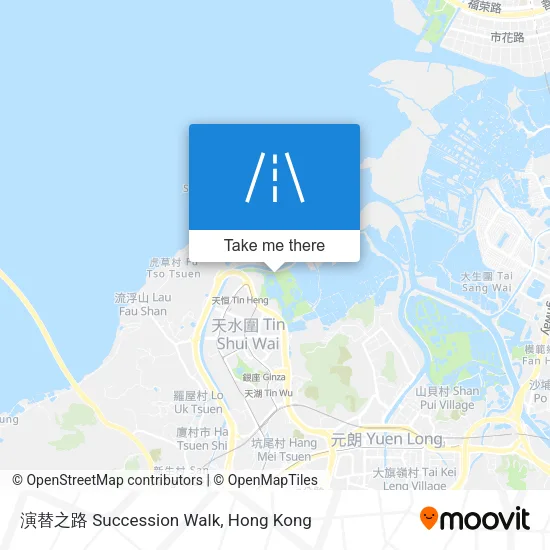 演替之路 Succession Walk map