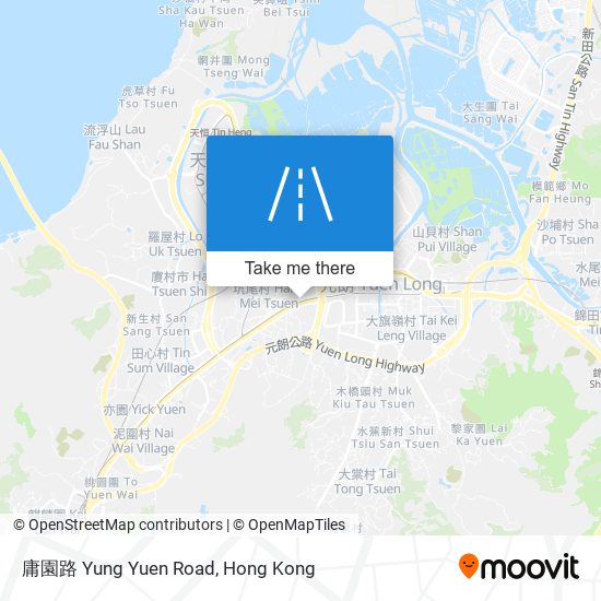 庸園路 Yung Yuen Road map