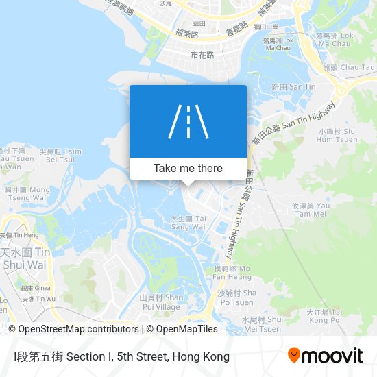 I段第五街 Section I, 5th Street map