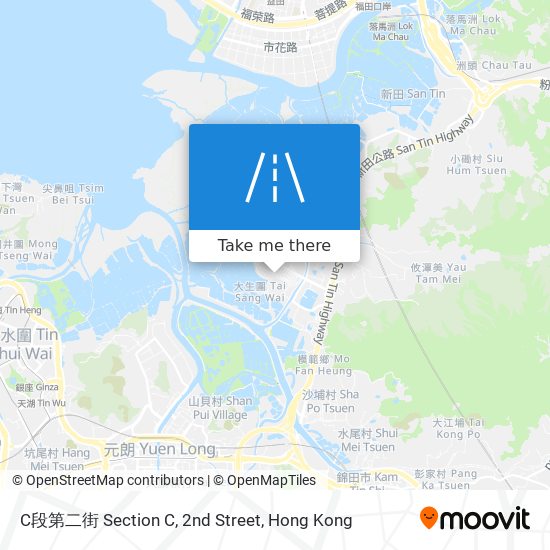 C段第二街 Section C, 2nd Street map