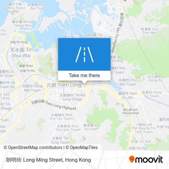 朗明街 Long Ming Street map