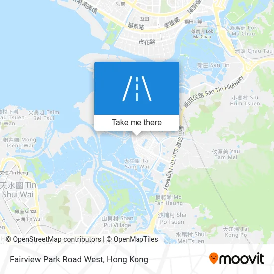 Fairview Park Road West map
