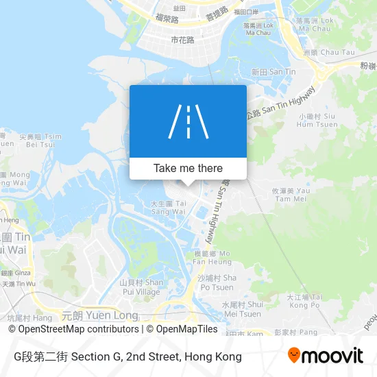 G段第二街 Section G, 2nd Street map