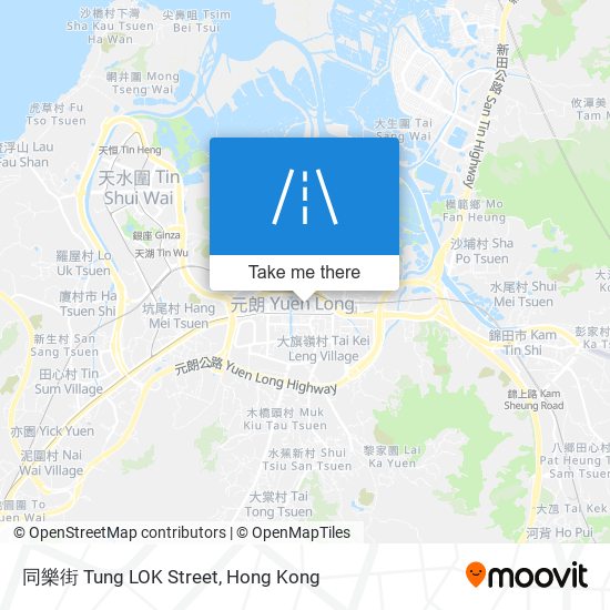 同樂街 Tung LOK Street map