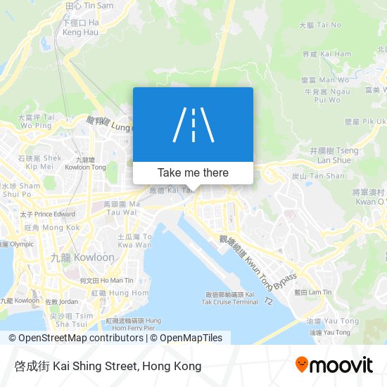 啓成街 Kai Shing Street map