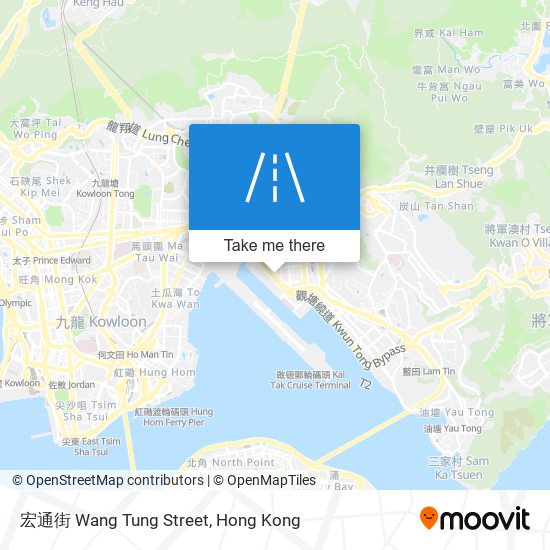 宏通街 Wang Tung Street map