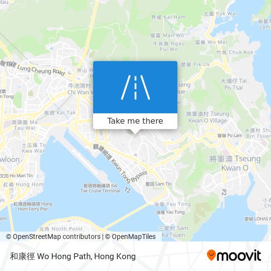 和康徑 Wo Hong Path map