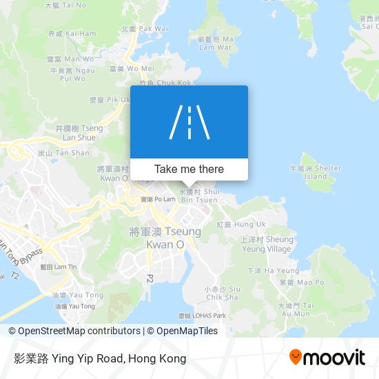 影業路 Ying Yip Road map