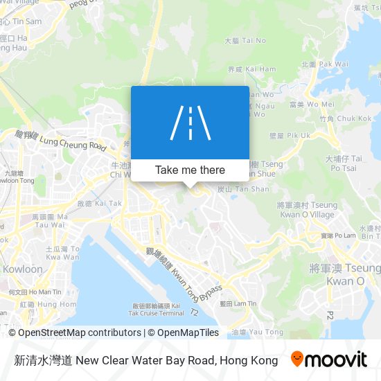 新清水灣道 New Clear Water Bay Road地圖