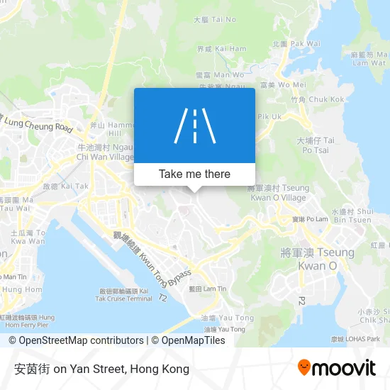 安茵街 on Yan Street map