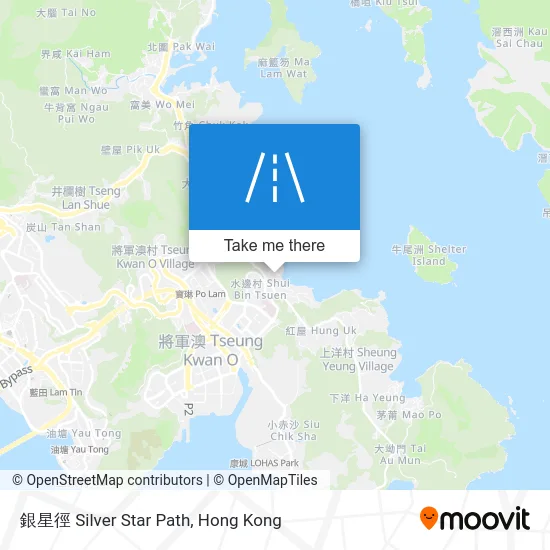 銀星徑 Silver Star Path map