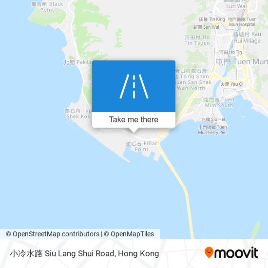 小冷水路 Siu Lang Shui Road map