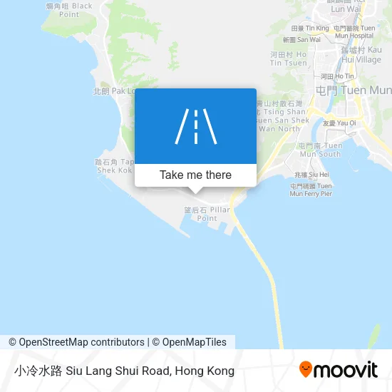 小冷水路 Siu Lang Shui Road map
