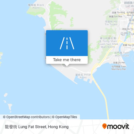 龍發街 Lung Fat Street map