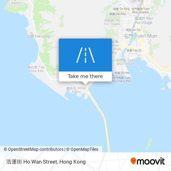 浩運街 Ho Wan Street map