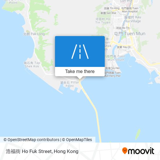 浩福街 Ho Fuk Street map