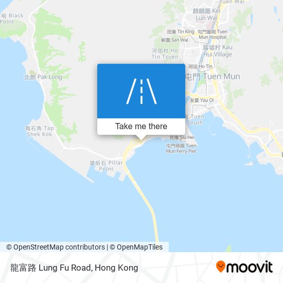 龍富路 Lung Fu Road map