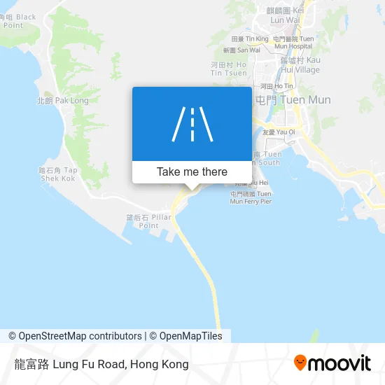 龍富路 Lung Fu Road map