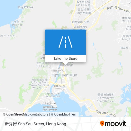 新秀街 San Sau Street map