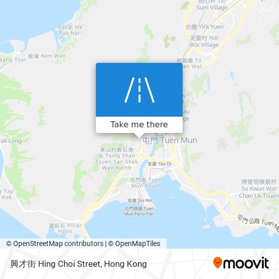 興才街 Hing Choi Street map