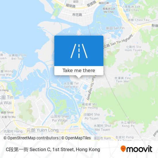 C段第一街 Section C, 1st Street map