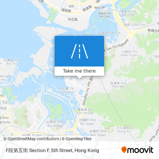 F段第五街 Section F, 5th Street map