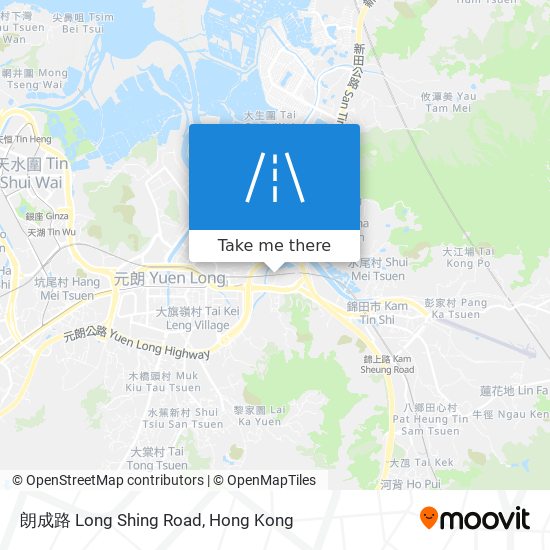 朗成路 Long Shing Road map