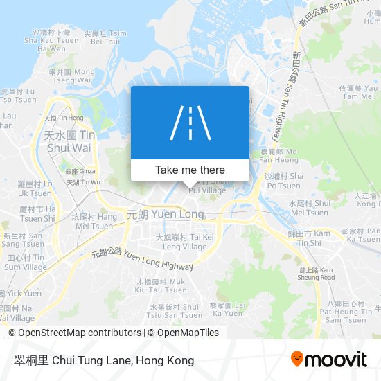 翠桐里 Chui Tung Lane map