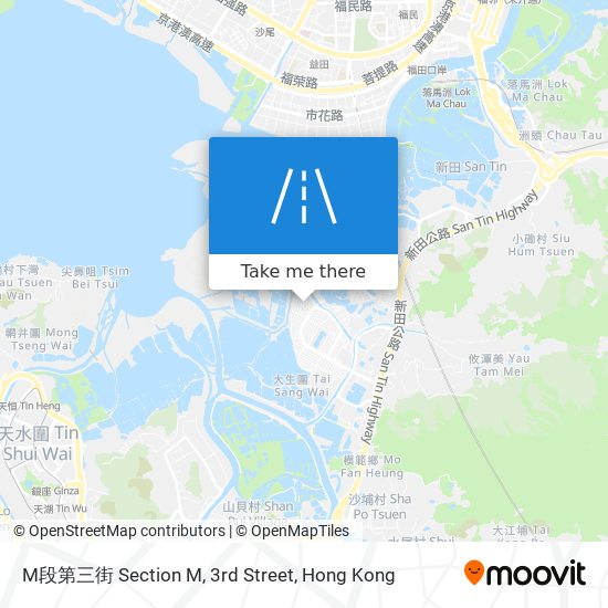 M段第三街 Section M, 3rd Street map