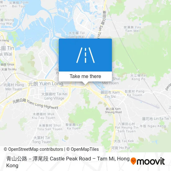 青山公路－潭尾段 Castle Peak Road – Tam Mi map